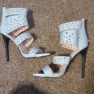 Madison baby blue heels